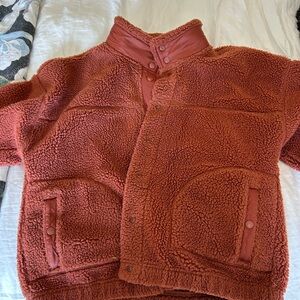 Old Navy Rust Sherpa Jacket
